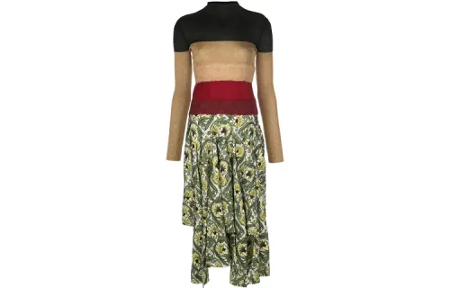 LOEWE Long Sleeved Dress Women's Green