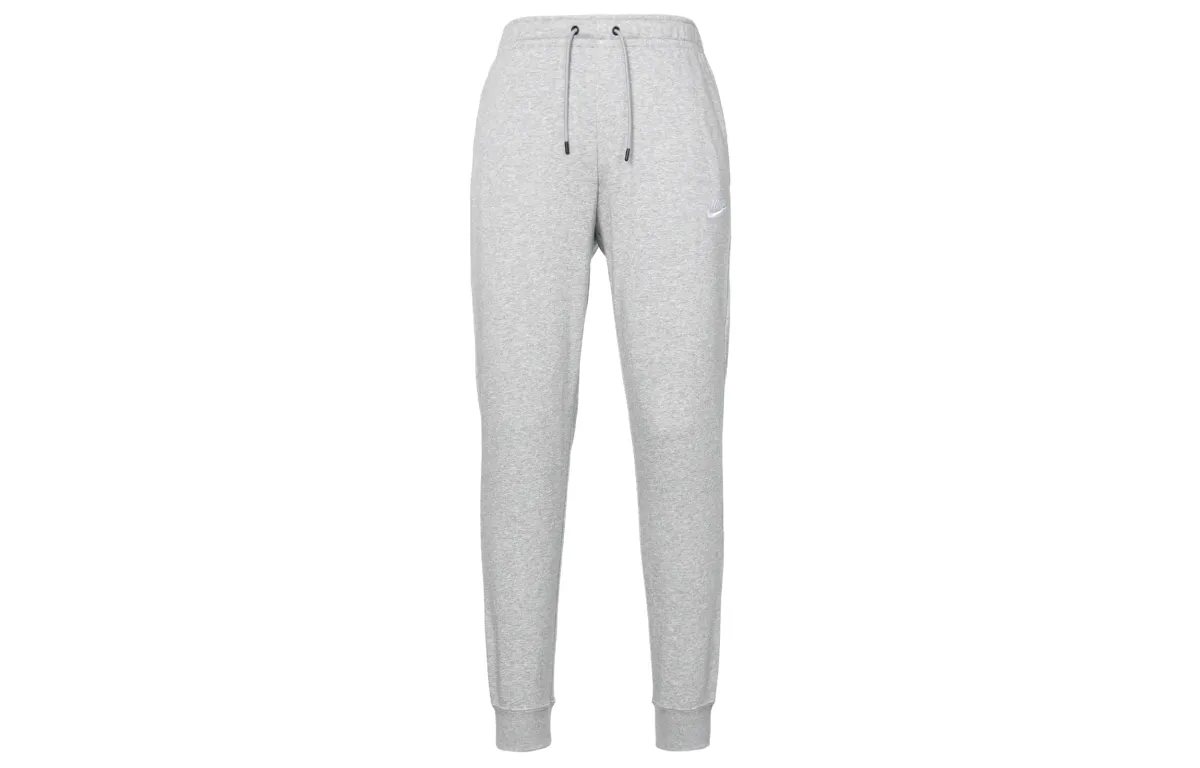 Nike Knitted Sweatpants Women's Gray Moderate Cuffed Pants