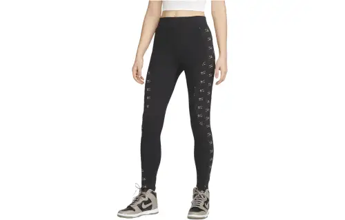 Nike Women's Air All Over Logo Leggings Black