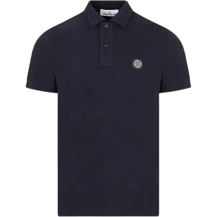 Мужская куртка-поло STONE ISLAND Logo (синяя)