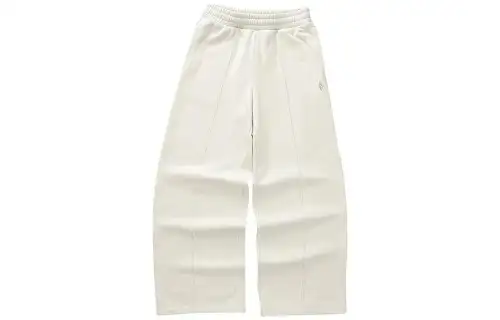 Skechers Knitted Sweatpants Women's Marshmallow White/0074 Moderate Wide Leg Pants
