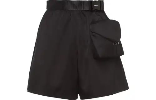 PRADA Casual Shorts Women's Black Moderate