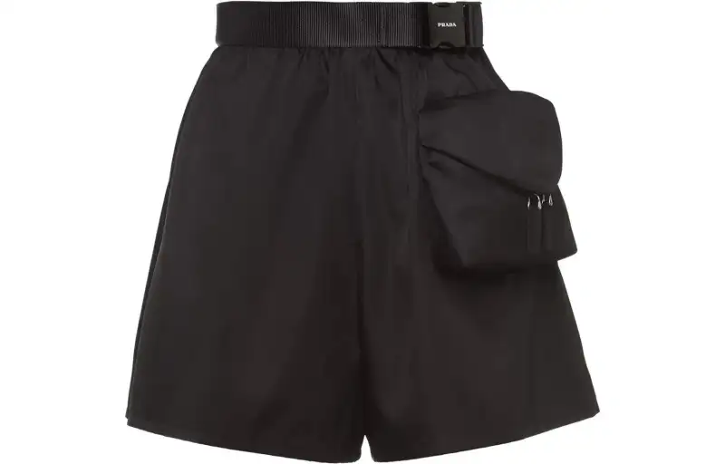 PRADA Casual Shorts Women's Black Moderate