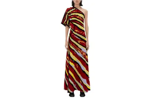 Bottega Veneta SS24 Short Sleeved Dress Women's Multicolor