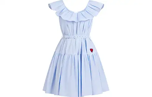LOUIS VUITTON Sleeveless Dress Women's Blue