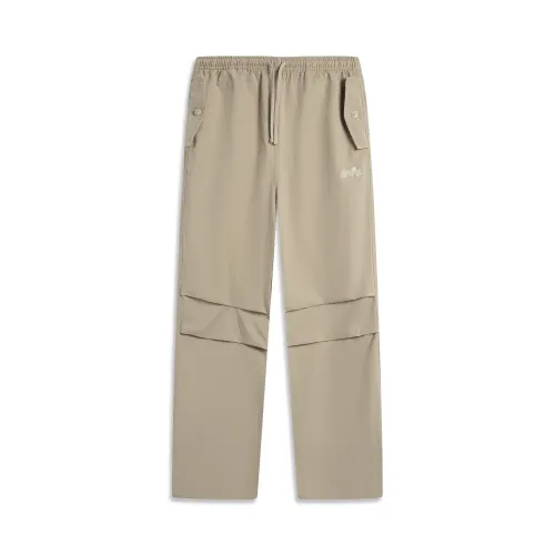 Li Ning x GUGONG,LIANMINGKUAN China Culture Collection Casual Pants Women's Coffee Foam Umber