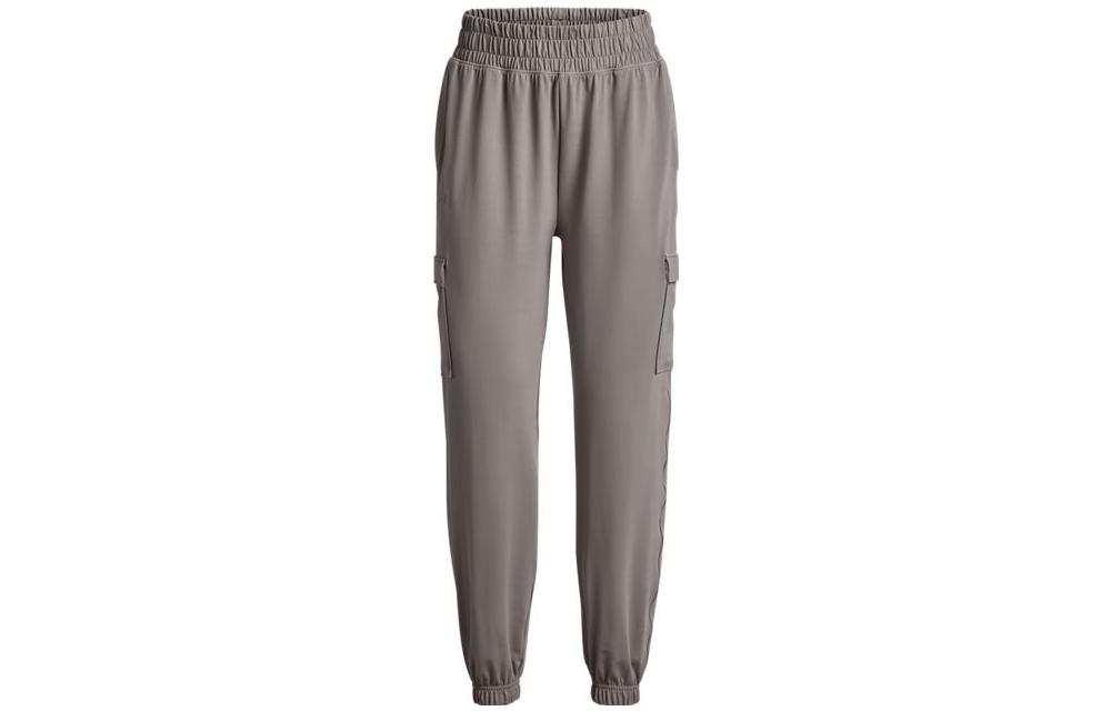 Under Armour Meridian Knitted Sweatpants Women's Gray Moderate Cuffed Pants