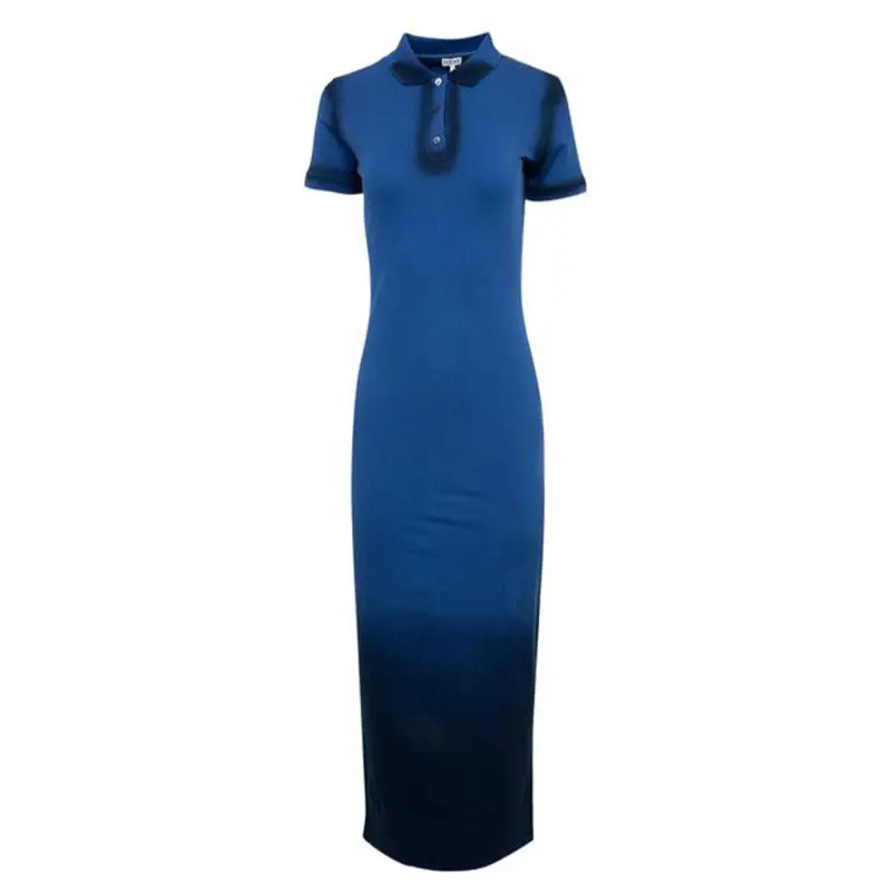 LOEWE Polo Dress 'Greek Blue'