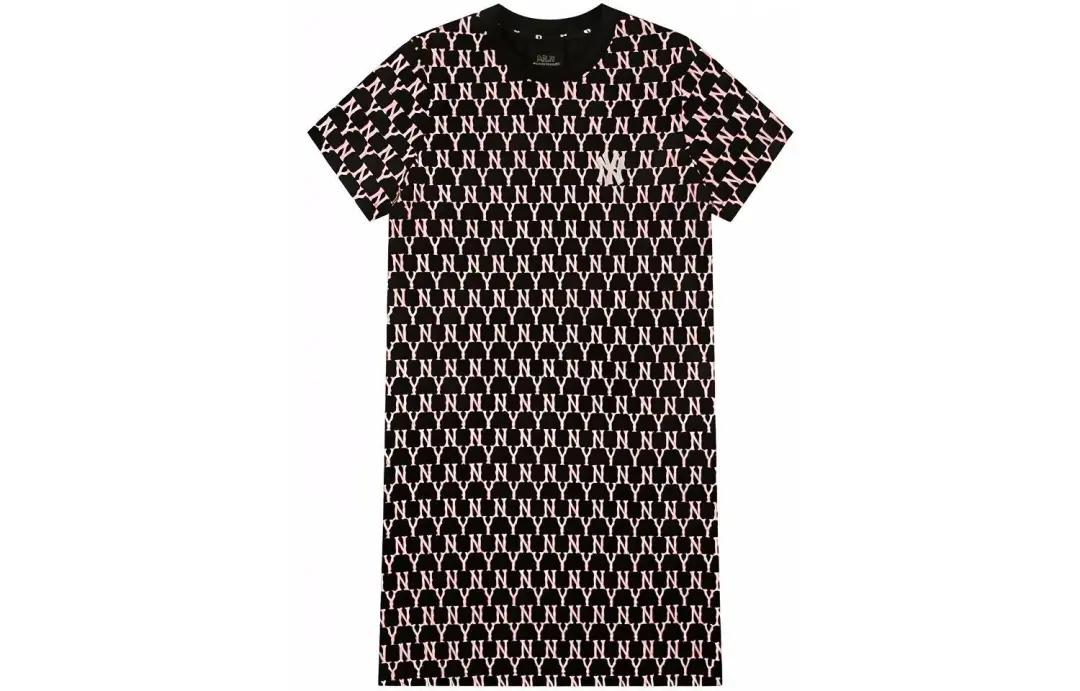 MLB New York Yankees Short Sleeved Dress Women's Black