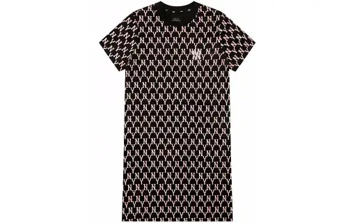 MLB New York Yankees Short Sleeved Dress Women's Black