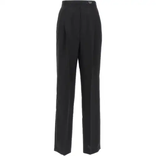 Prada kid-mohair tailored trousers