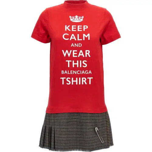 Balenciaga Keep Calm T-Shirt Dress