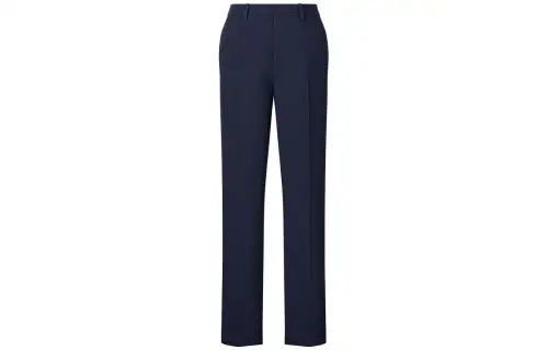UNIQLO Suit Pants Women's Navy Blue Moderate Straight Fit Pants