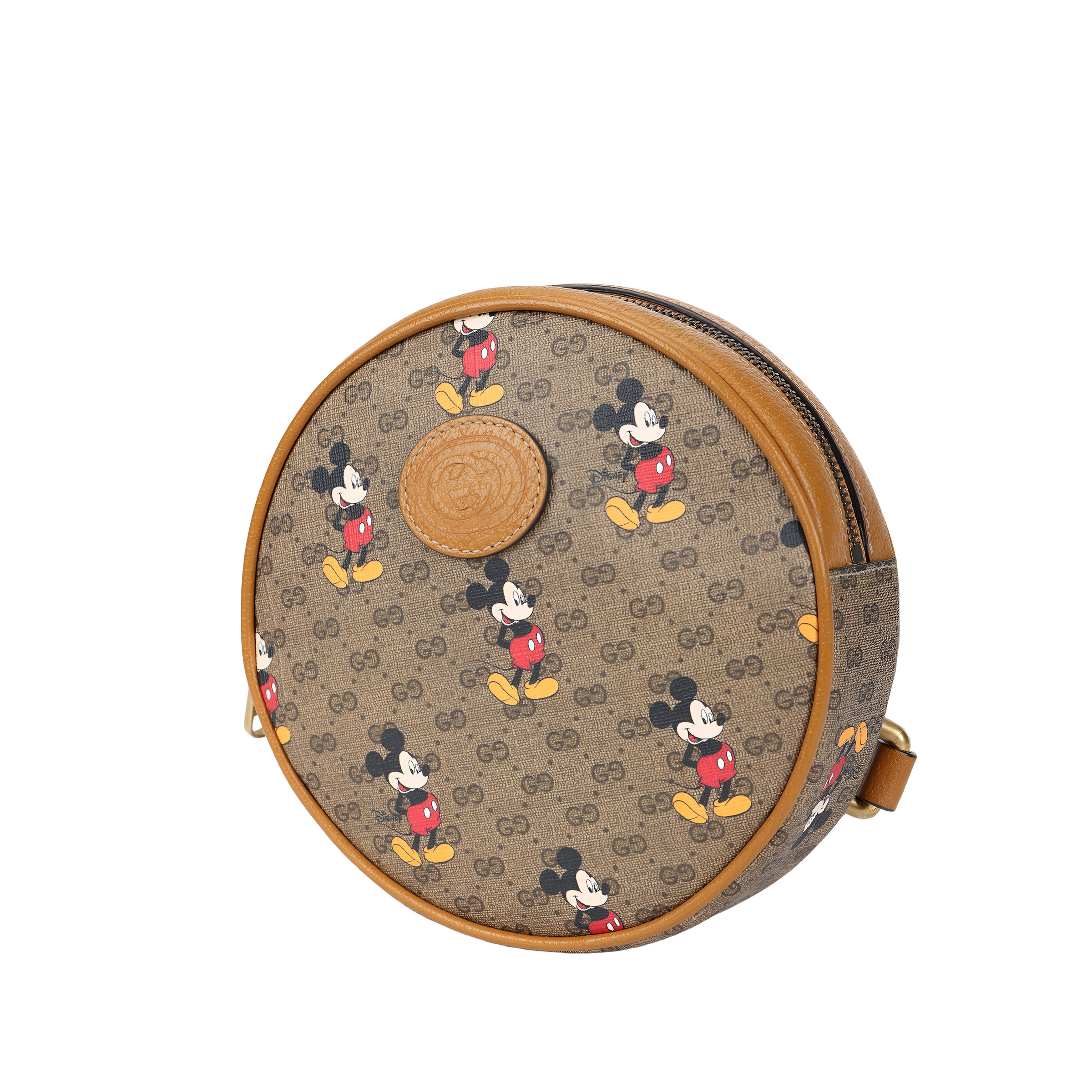 Женские сумка Gucci x Disney Logo (убого-коричневая) — фото 2