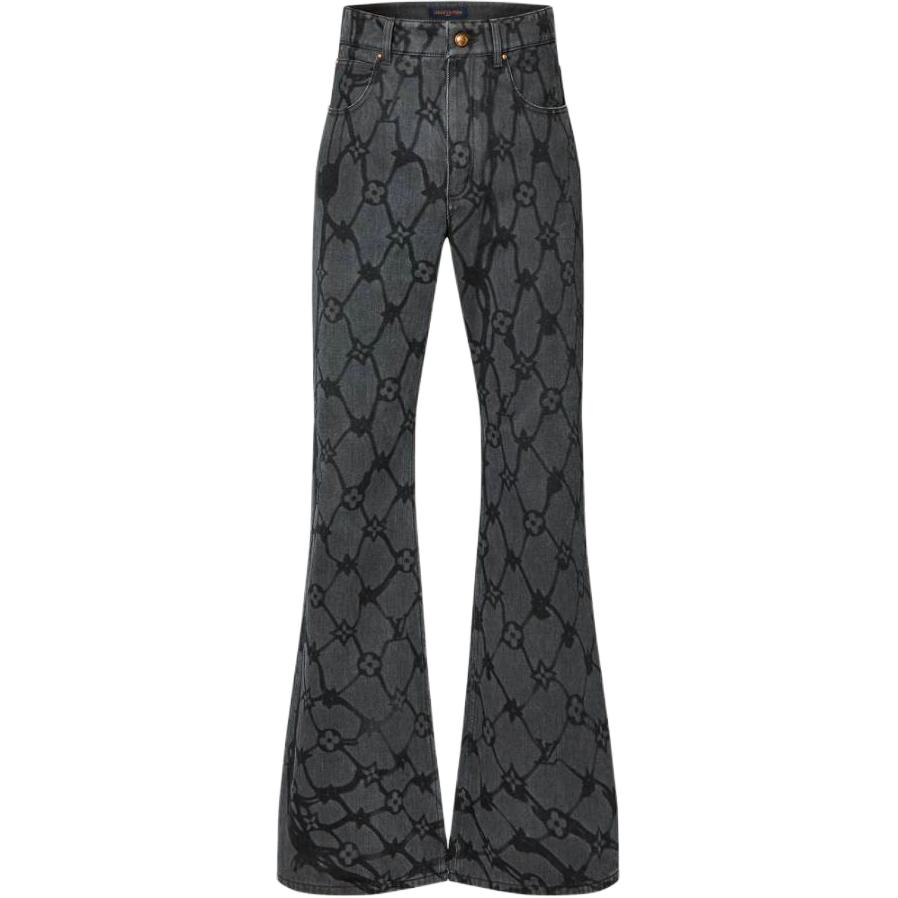 Женские штаны Louis Vuitton (черные)