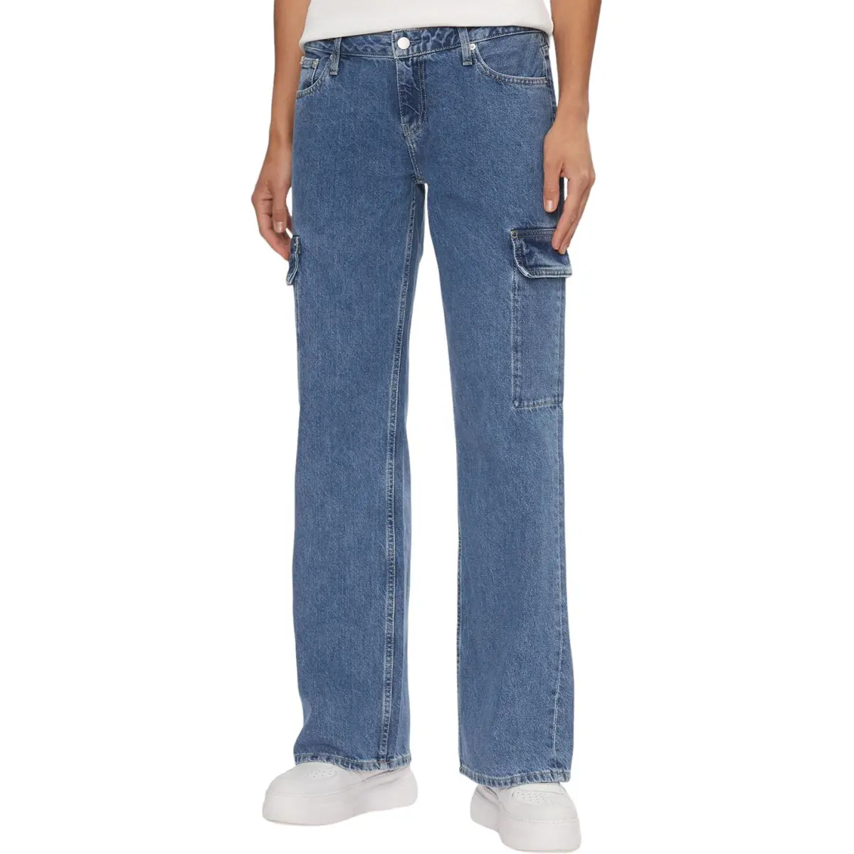 Calvin Klein low-rise cargo jeans