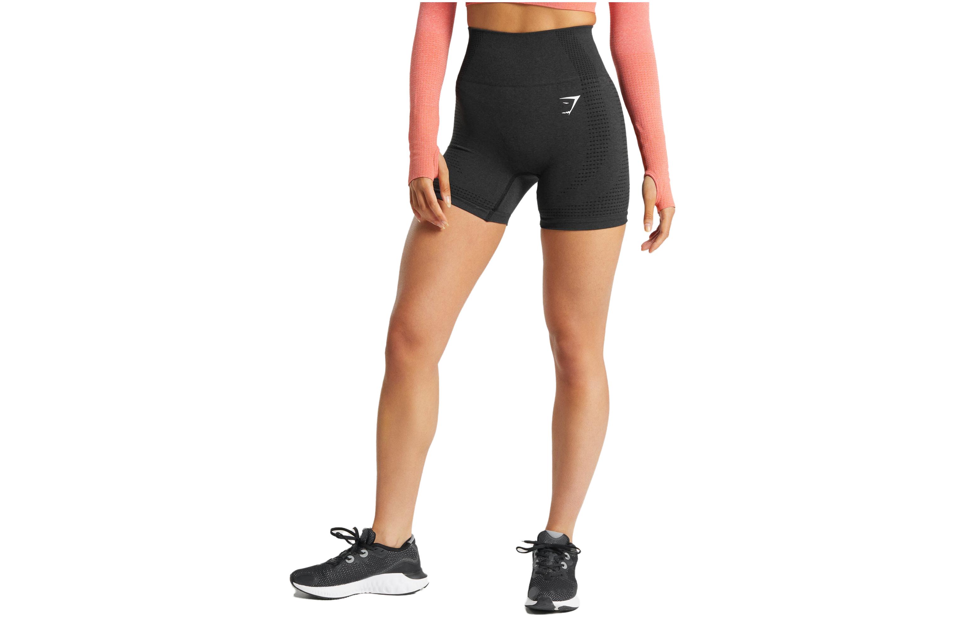 GYMSHARK Sports Shorts Women’s Black Marlstone Moderate