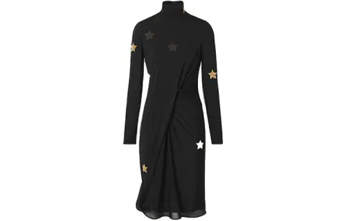 Burberry Long Sleeved Dress Women's Black