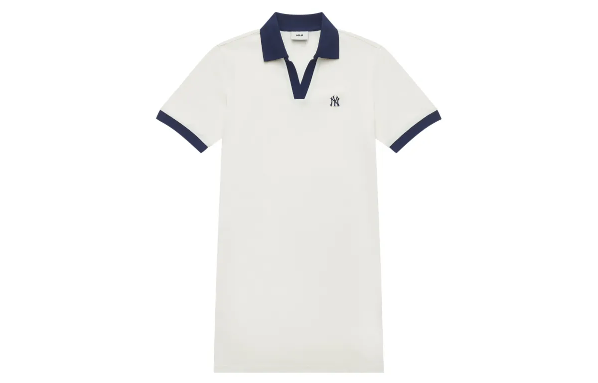 MLB SS24 Short Sleeved Dress Women's Cream