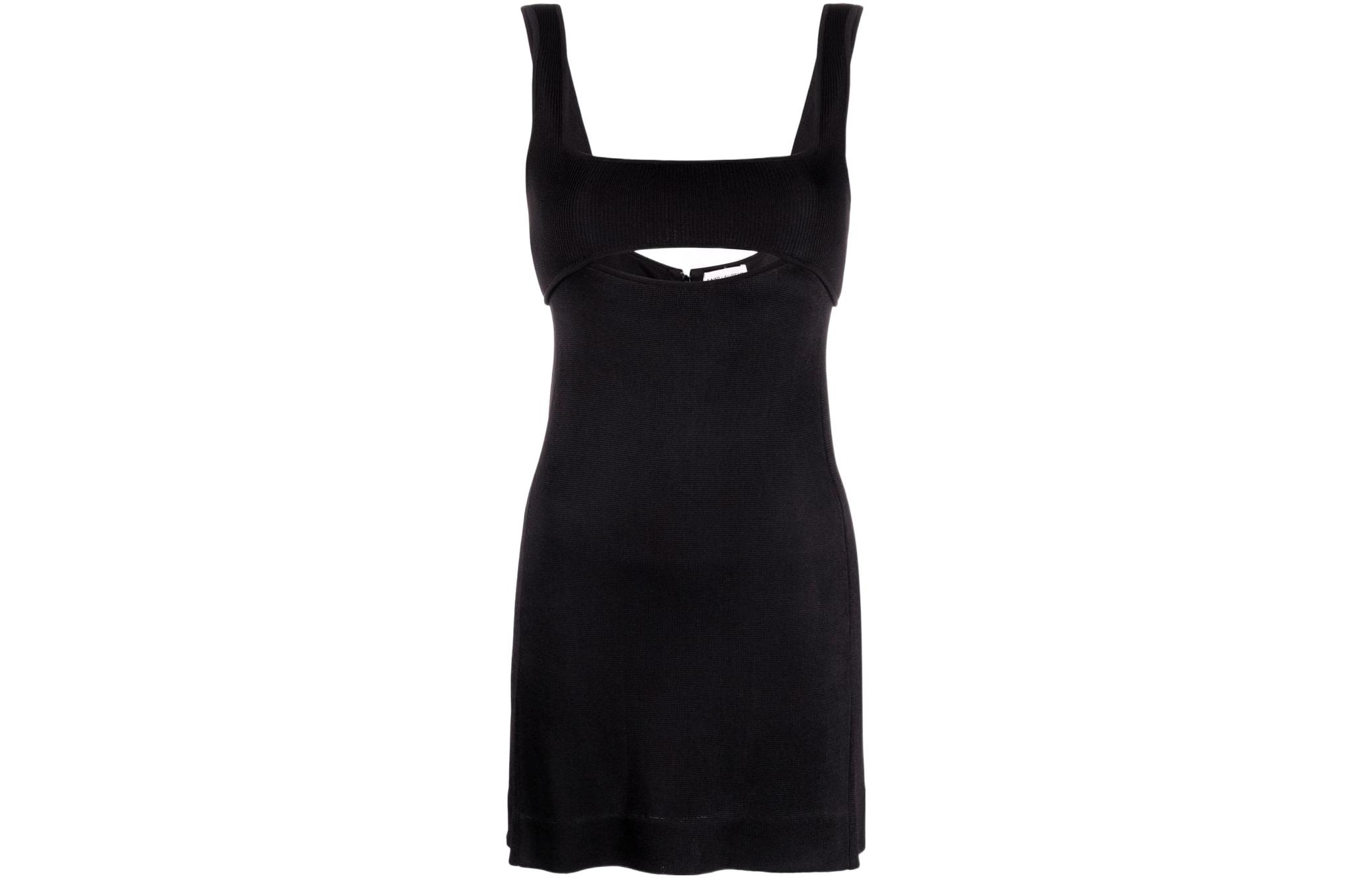 SAINT LAURENT Cut-Out Mini Dress
