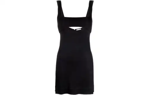 SAINT LAURENT Cut-Out Mini Dress
