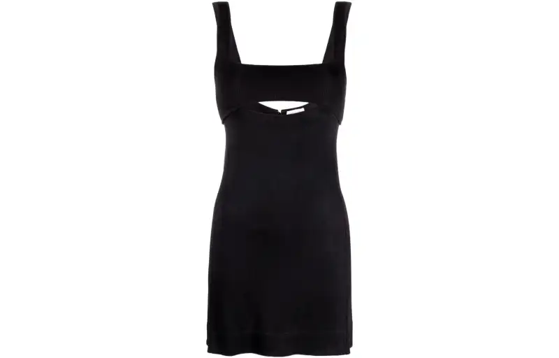 SAINT LAURENT Cut-Out Mini Dress