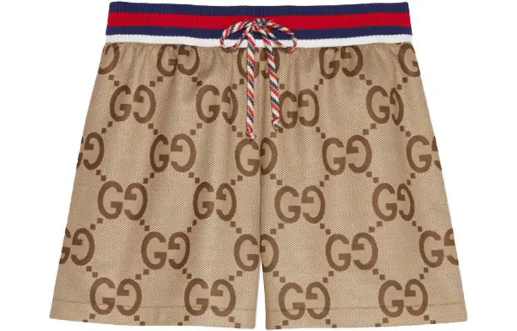 GUCCI Casual Shorts Women's Camel Moderate