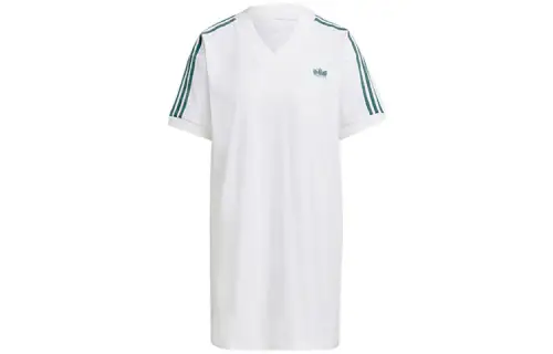 Adidas Originals Short Sleeved Dress Women's White