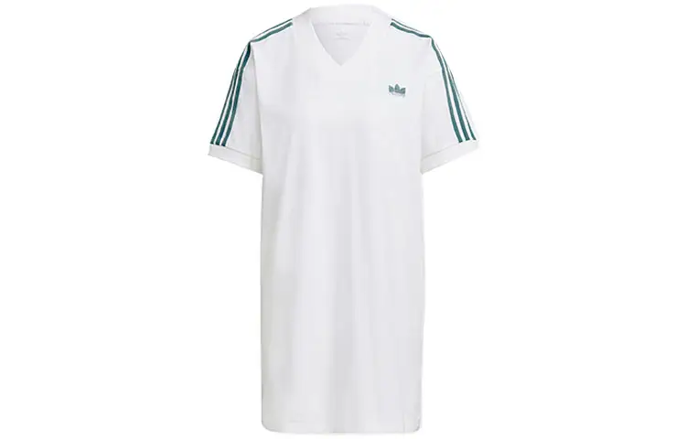 Adidas Originals Short Sleeved Dress Women's White