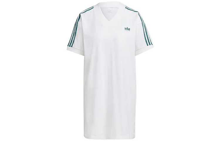 Adidas Originals Short Sleeved Dress Women's White
