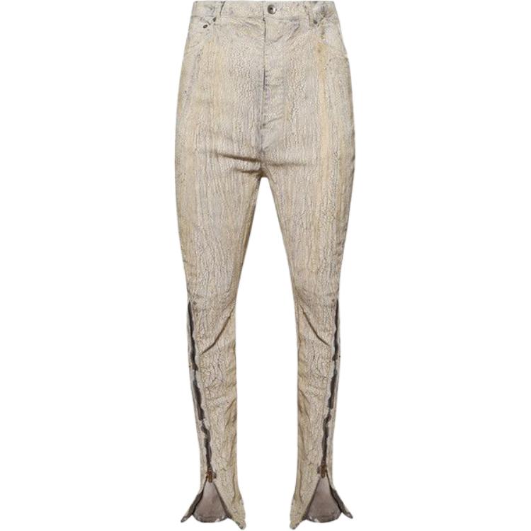 Штаны RICK RICK OWENS/RO SS25 (серо-золотой)