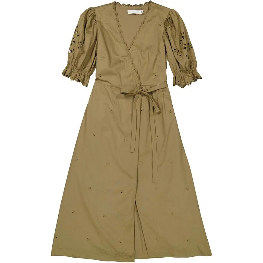 COACH Short Sleeved Dress Women's Olive