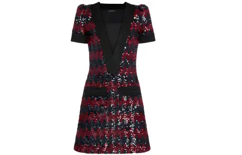 LOUIS VUITTON SS20 Short Sleeved Dress Women's Red