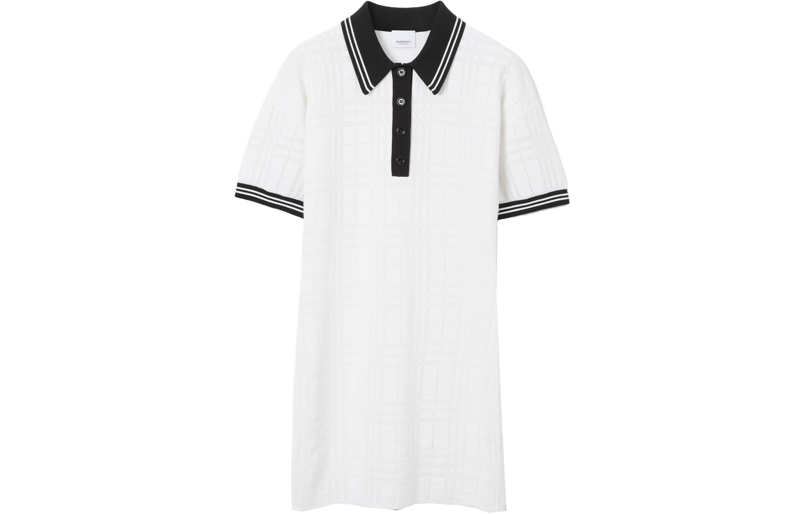 Женское платье Burberry Polo Dress (белое)