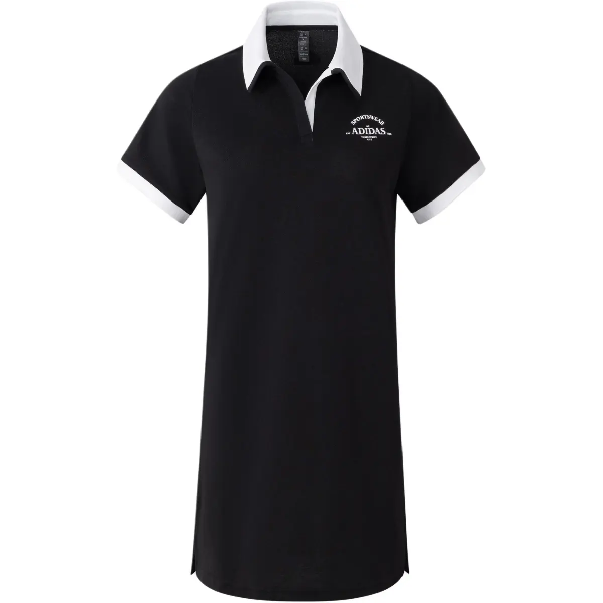 Adidas Verbiage Dress Short Sleeved Dress Women's Black