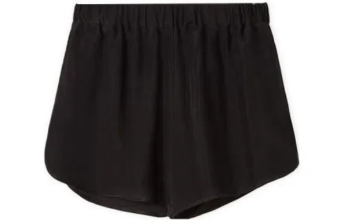 LOEWE Paula's Ibiza Solid Color Casual Shorts Women's Black