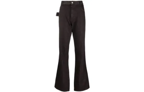 Bottega Veneta Jeans Women's Black Moderate Flared Pants