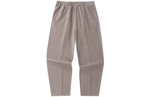 Anta Knitted Sweatpants Women's Linen Gray
