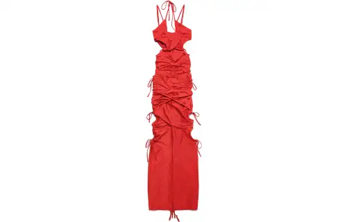 Balenciaga SS23 Sleeveless Dress Slim Fit Women's Red