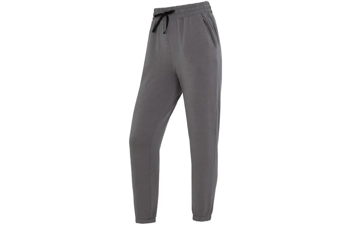 Under Armour Knitted Sweatpants Women's Gray Moderate Cuffed Pants