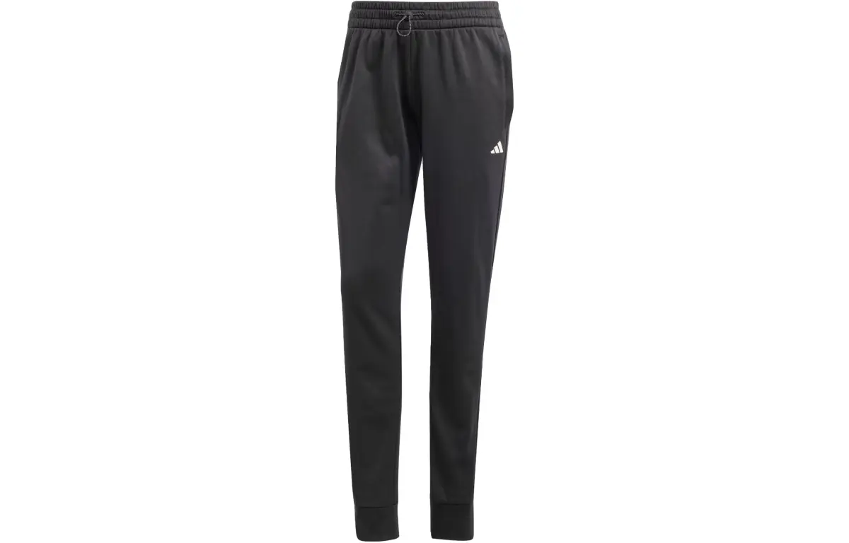 Adidas AEROREADY Knitted Sweatpants Women's Black Moderate Slim Fit Pants