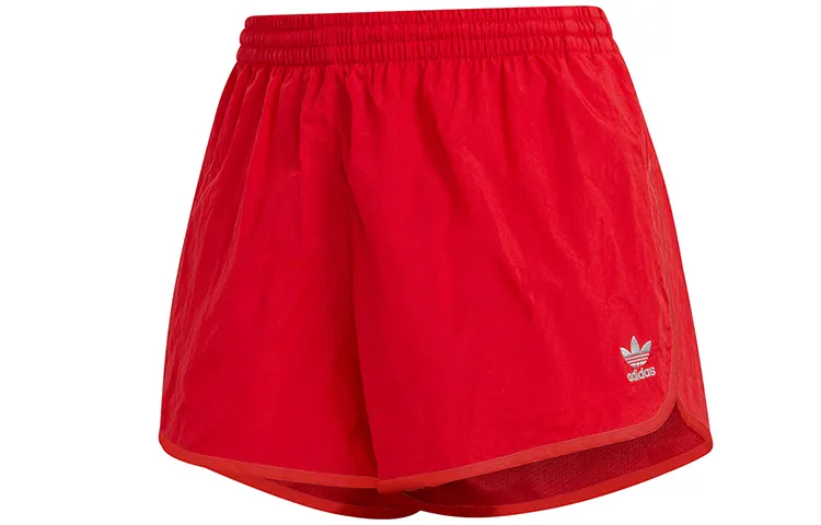 Adidas Originals 3-Stripes Casual Shorts Women's Red Moderate