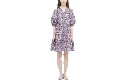 UNIQLO SS22 Dress Women's Blue Purple