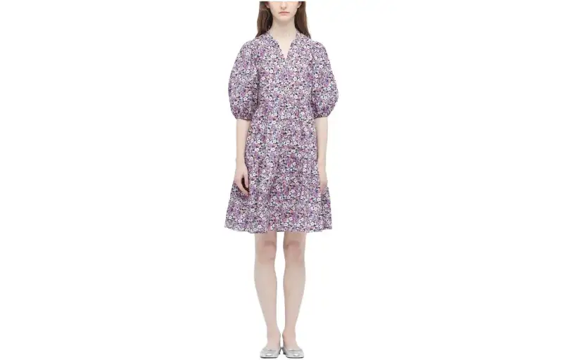 UNIQLO SS22 Dress Women's Blue Purple