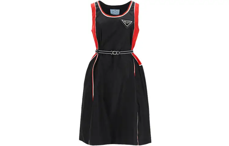 PRADA Sleeveless Dress Women's Gray