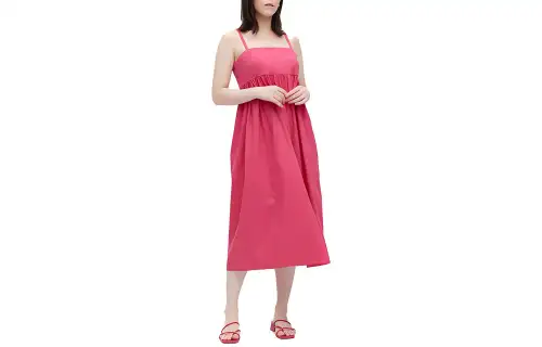 UNIQLO Slip Dress Women's Peach Pink