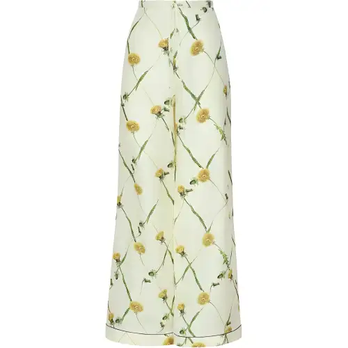 Burberry Floral Printed Midi Skirt