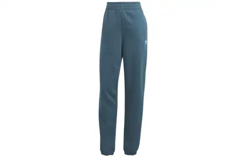 Adidas Originals Essential Knitted Sweatpants Women's Night Blue Moderate Cuffed Pants