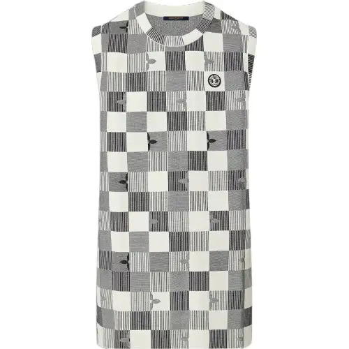 LOUIS VUITTON SS23 Sleeveless Dress Women's Gray