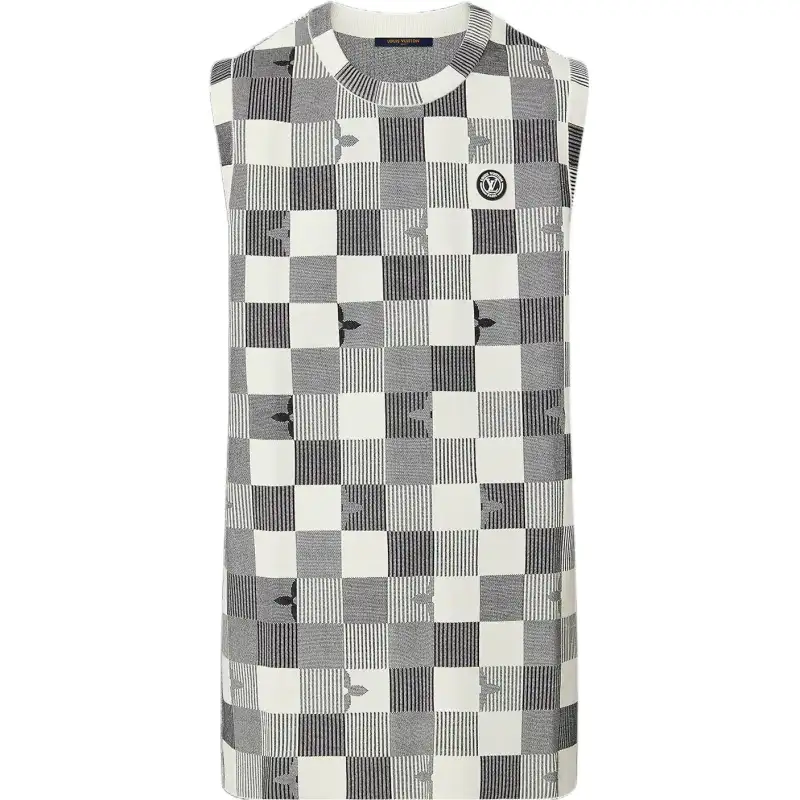 LOUIS VUITTON SS23 Sleeveless Dress Women's Gray